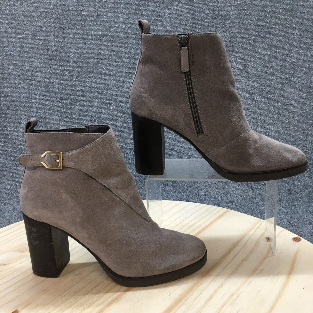 Cole Haan Boots Womens 9 B Harrington Casual Side Zip Heels 