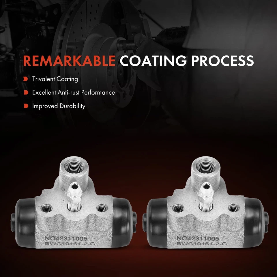 2x Rear LH & RH Drum Brake Wheel Cylinders for Nissan Versa 2009 2010 2011 1.6L - Image 3 of 4