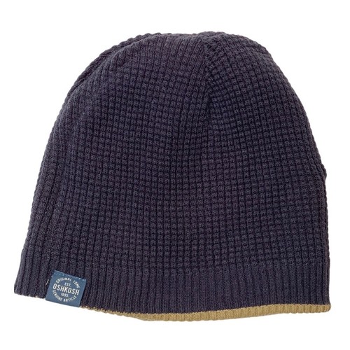 OSH KOSH Reversible Thermal Camo Beanie Toboggan Hat Youth Boys One Size Multi - Picture 5 of 8