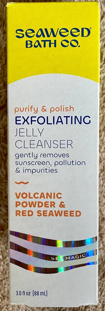 Seaweed Bath Co. Exfoliating Jelly Cleanser Purify and Polish Remove Sunscreen