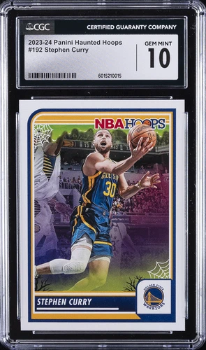2023-24 PANINI HAUNTED HOOPS #192 STEPHEN CURRY CGC 10 GEM MINT