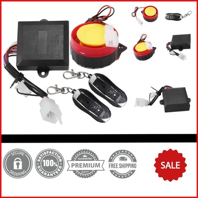 Compact Remote Control Alarm Switch - Security for Your 50cc to 125cc Bike