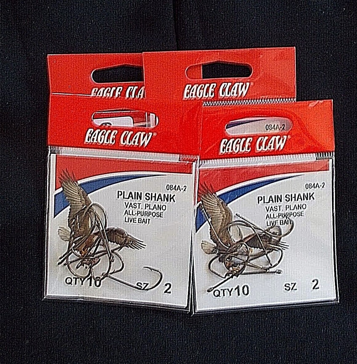 eagle claw fish hook size 10 Kit – FishVault Its extra width between the point and shank makes this hook perfect for baiting with minnows Eagle Claw Snelled Salmon-Egg Hook