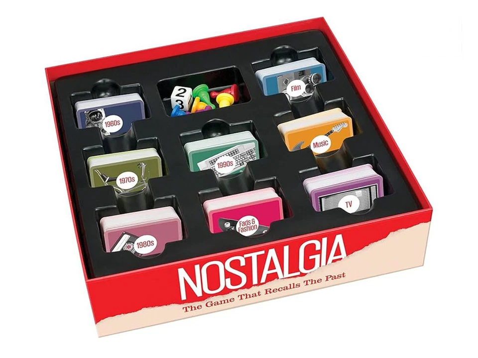 Cheatwell Games Nostalgia Board Game 16+ Quiz Game With Over 1200 Question - Image 4 of 4