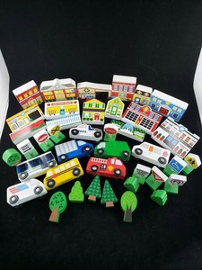 melissa and doug wooden town set