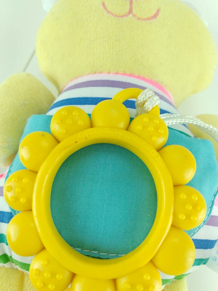 Love & Learn Dan Dee Oso de Peluche Amarillo Lovey Peluche Animal De Colección Raro Foto 4 de 4