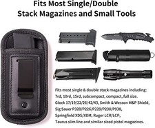 Tactical IWB Magazine Pouch for 9mm/.40/.45mm Pistol Handgun Mag Holster Holder