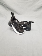 Nike Air Max 270 Slip On Sneakers Kids Size 4 White Black NEW IN BOX