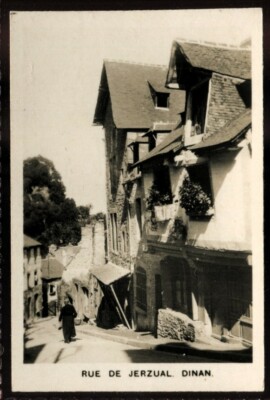 Tabakkarte, Kavander, PEEPS INTO MANY LANDS, 3. Med, 1929, Dinan, Bretagne, #13L