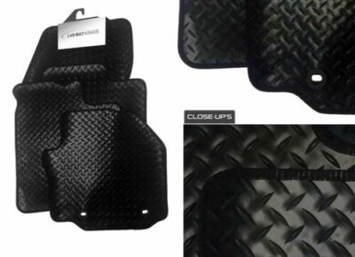 JVL Rubber Car Mat Set For Renault Clio MK3 (2006-2009) – 4-Piece, Black, RHD Only 5 thumbnail image