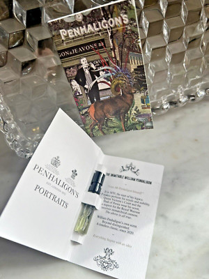 1 SAMPLE The Inimitable William Penhaligon's Portraits 1.5ml Men Cologne CARD