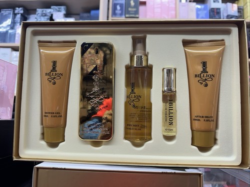 1 BILLION Gift Set With 5 Pieces Cologne Men New - Picture 2 of 2