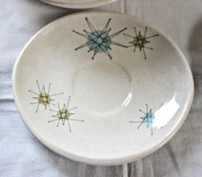  Mid Century Modern Franciscan Atomic Starburst Saucer Plates 11 Available MCM