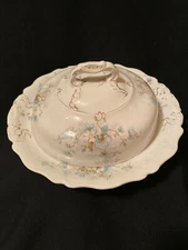 Royal Vitreous Porcelain Round Covered Butter Dish