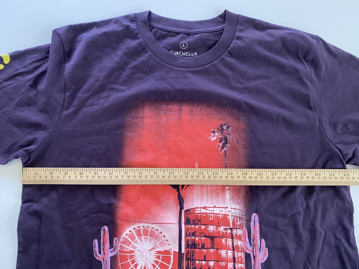 ミュージシャン COACHELLA Festival 2014 S/S Tee RARE Coachella 2009 Music Festival Cactus Sanuk I Was There