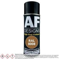 Rostschutzlack  RAL 8008 Olivbraun 4 in 1 Dickschichtlack Lack Spray Spraydose