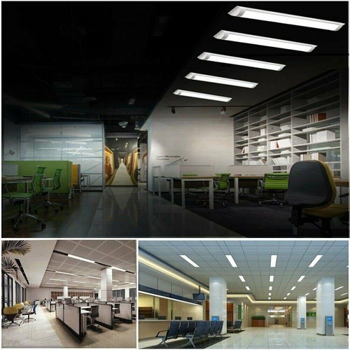 Slim LED Batten Lights 4ft 5ft 6ft Bright White 6500k Garage Ceiling Tube Lamps - Picture 2 of 24