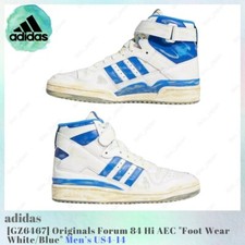 adidas Originals Forum 84 Hi AEC White Blue GZ6467 Men's US4-14 NEW