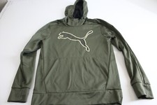 Puma Field Green Hoody SWEATER Warm Small S