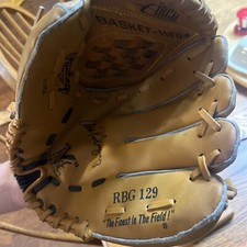 Rawlings Brown Baseball Glove RBG129 11" Arch Basket Web Alex Rodriguez