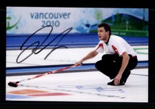 Jan Hauser zdjęcie oryginalne podpisane curling + A 239168