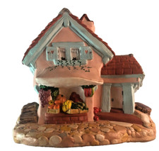 Vintage Pendelfin Fruit Shop Store House Statue made England Home Tree Large