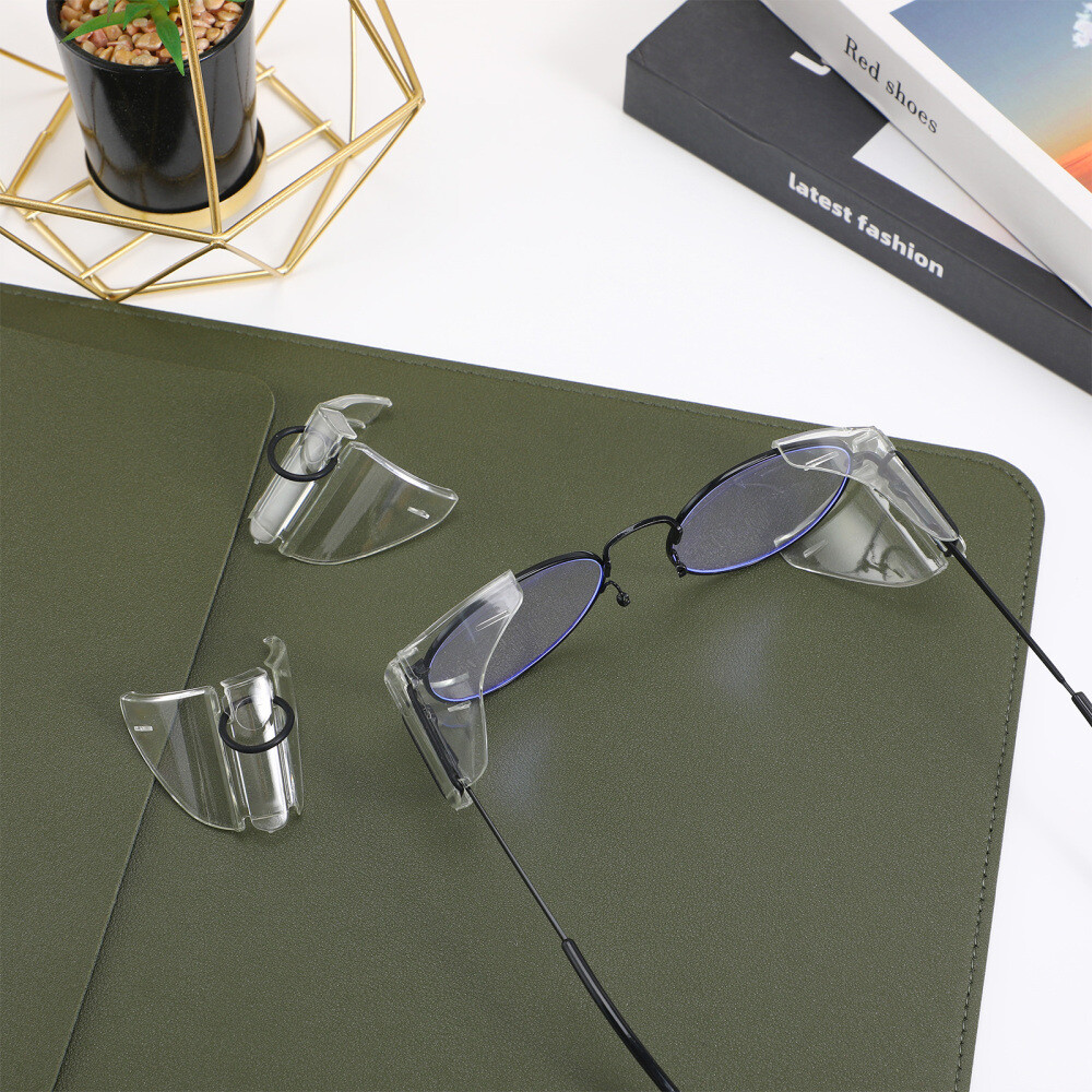 2 Pair Protectores Laterales Para Lentes Glasses Safety Side Shields Flank