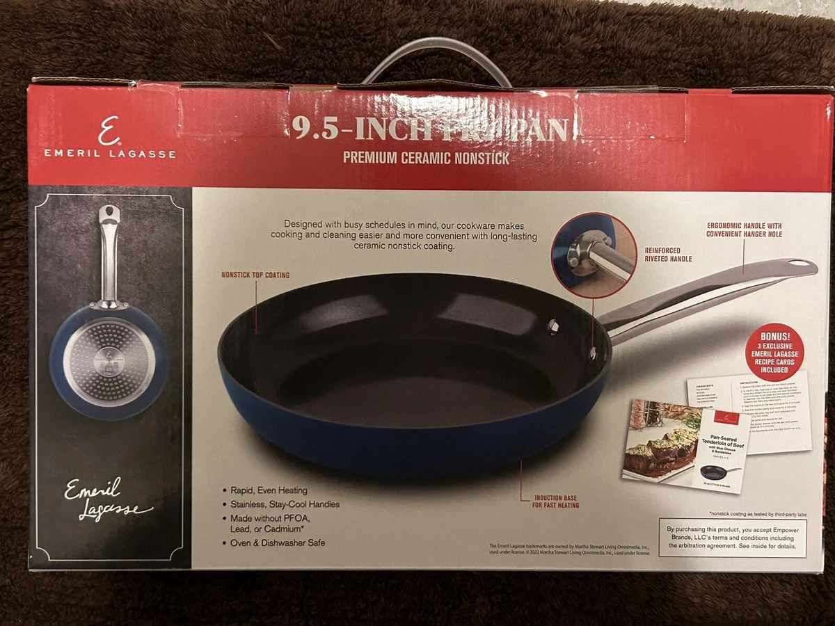 NEW IN BOX -Ceramic Non-stick 9.5 Frying Pan by Emeril Lagasse