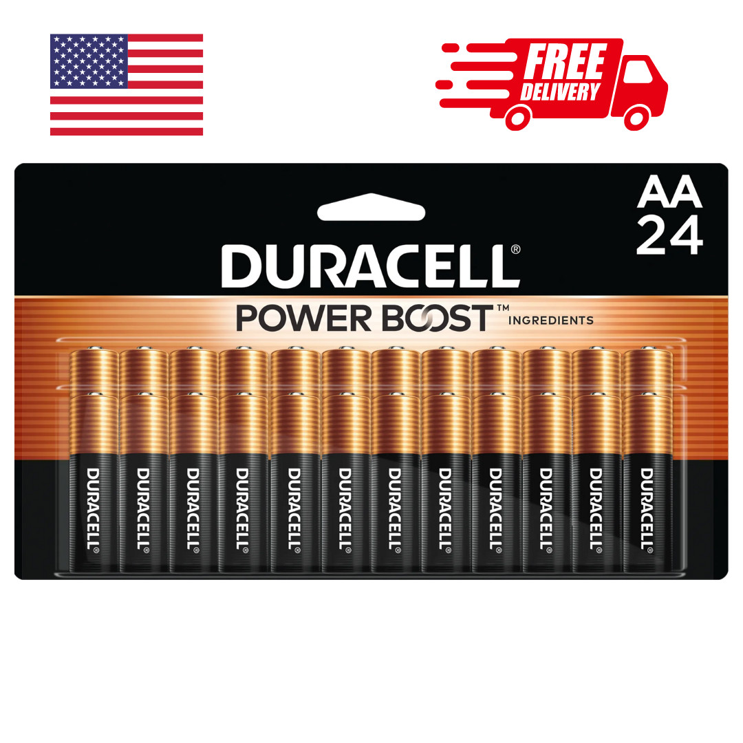 Duracell CopperTop Alkaline Batteries with Duralock Power Preserve Technology AA