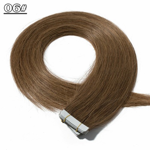 Extensiones de Cabello Invisible Cinta Adhesivo Piel Tramas Remy Cabello Ruso Coloreado - Imagen 31 de 101