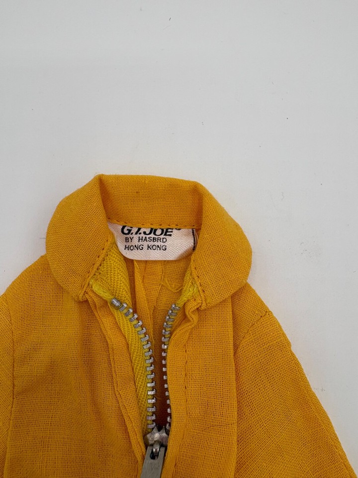 Vintage GI Joe Adventure Team Yellow Jumpsuit (Smoke Jumper/SkyDive