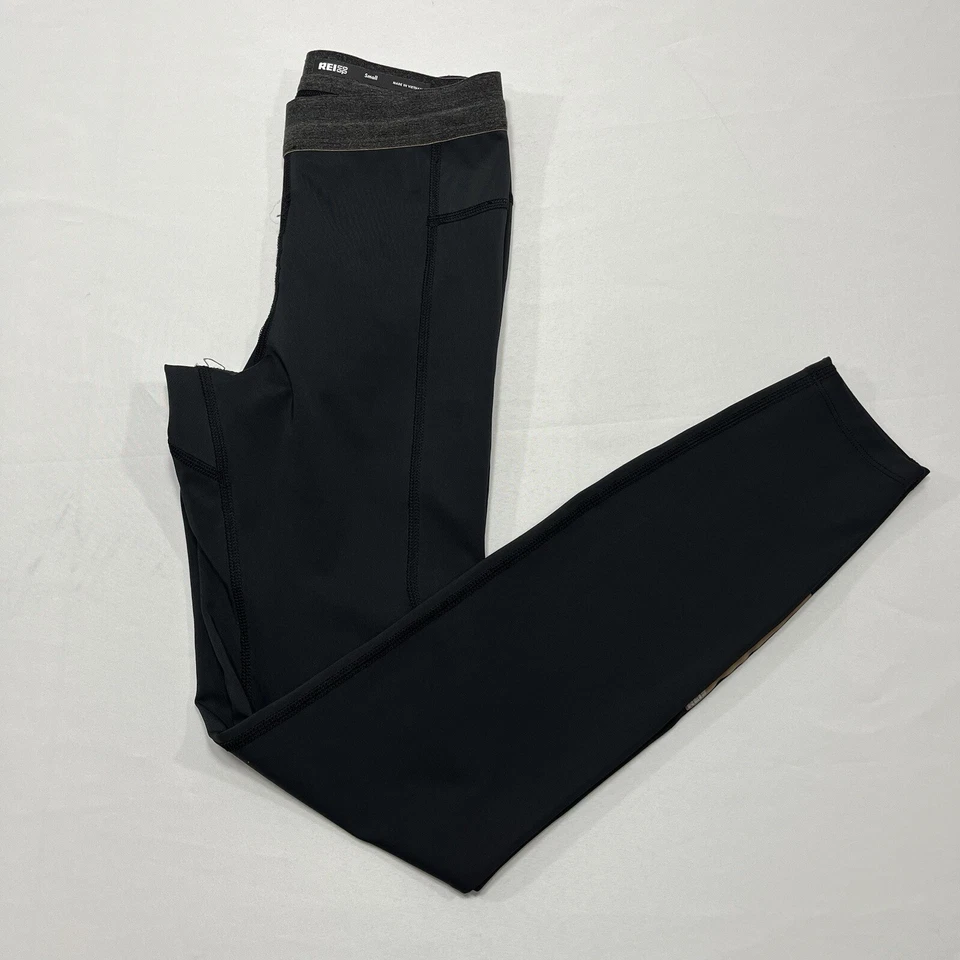 Leggings de compresión REI CO-OP para mujer pequeños (22x26”) senderismo correr, negros Foto 4 de 4