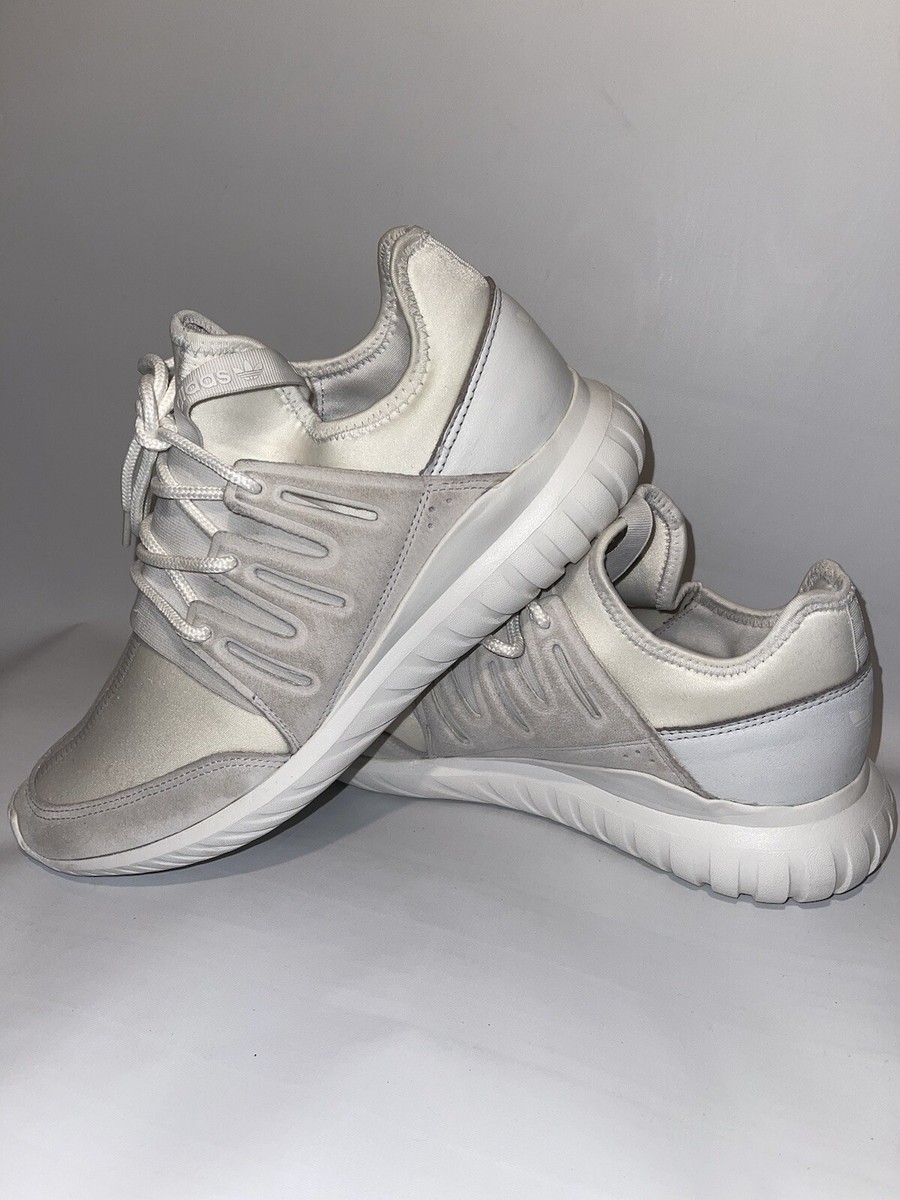 ADIDAS ORIGINALS Tubular Radial Crystal White AQ6722 Men's ADIDAS ORIGINALS Tubular Radial Crystal White AQ6722 Men's