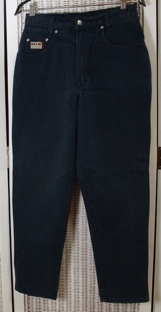 HIS Dark Blue Dyed Denim Jeans 29W 27L Henry I. Siegel 5 HIS Dark Blue Dyed Denim Jeans 29W 27L Henry I. Siegel 5