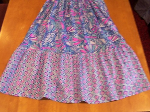 Lilly Pulitzer Target Girl’s My Fans Maxi Ruffle Hem Dress-Size Large (10/12) - Picture 3 of 3