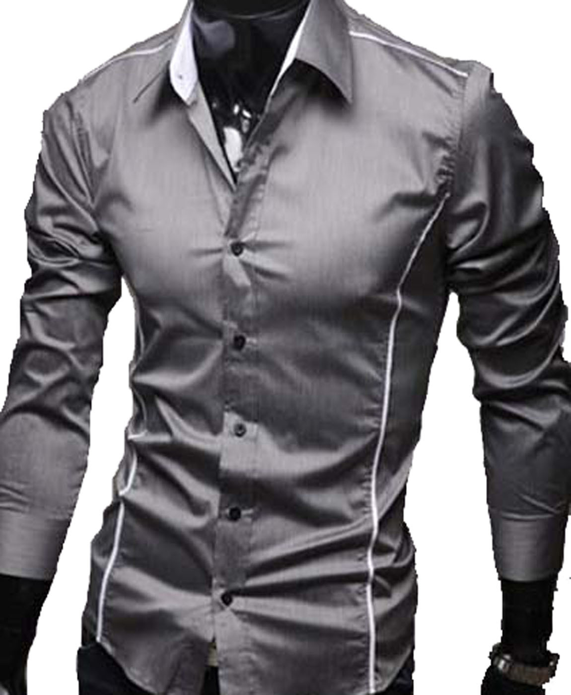 100 cotton Mens Casual Slim Dress Shirts (22) UK size S/M/L/XL/XXL