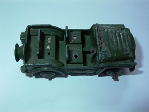 Vintage DINKY TOYS,Austin Champ #674Jeep Meccano LTO,Prts Restore NeedsTires,TLC