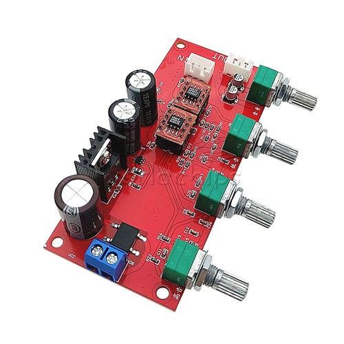 AD828 Preamp Amplifier Board HIFI Stereo Volume Tone Control Preamp Preamplifier - Picture 5 of 11