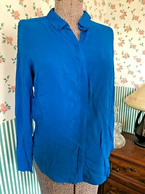 WOMENS LIZ CLAIBORNE BLOUSE BUTTON UP 