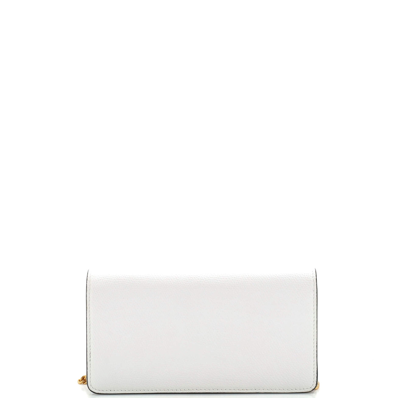 Valentino Garavani VSling Wallet on Chain Leather Small White eBay