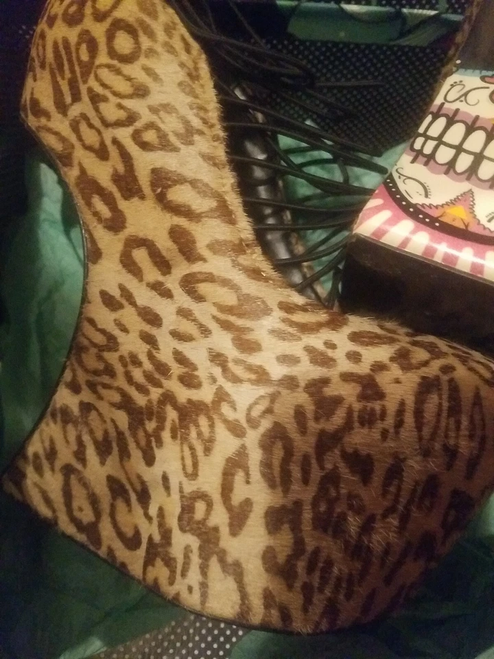 Редкий и очень уникальный Taylor говорит конфеты череп невидимые каблуки. Размер 7 - Изображение 3 из 4