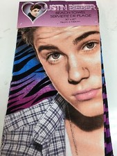 BRAND NEW JB Justin Bieber Beach Towel