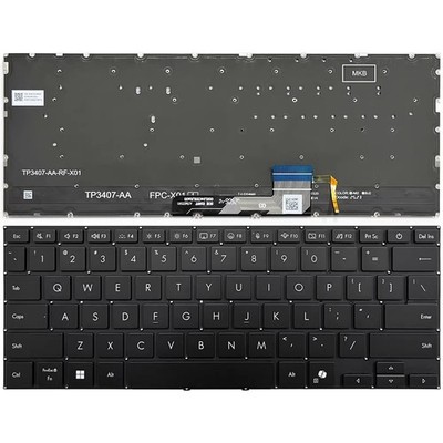 ASUS Zenbook A14 UX3407 UX3407QA backlit US keyboard | eBay