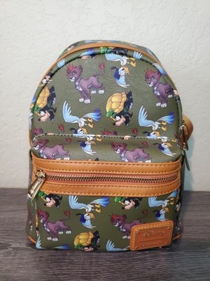 Loungefly Kingdom Hearts Safari Mini Backpack HEART LOGO