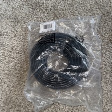 100Ft Cat6 UTP Ethernet Network Booted Cable Black 24awg