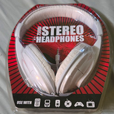 Vibe 750DJ Over-Ear Wired Stereo Headphones White 3.5mm 40mm VS-750-DJ-WHT