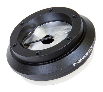 NRG Innovations SRK-130H Racing Style Steering Wheel Quick Release Hub Black