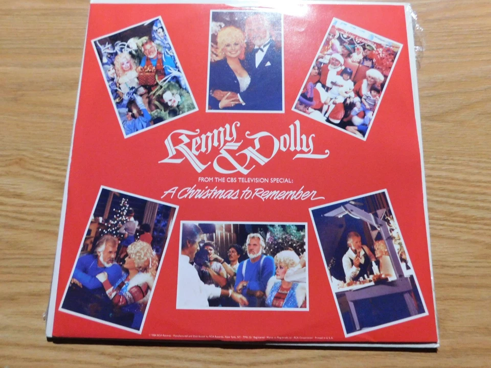 Kenny Rogers and Dolly Parton - RCA LP - Once Upon A Christmas - ASL1-5307 - Image 4 of 4