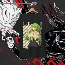 C.C. Anime Girl Anime Waifu Cosplay Unisex T-Shirt Gift Unisex 7