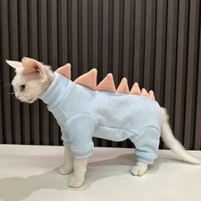 Autumn and Winter New Hairless Cat Dinosaur Clothes Autumn German Clothes Cat Fo